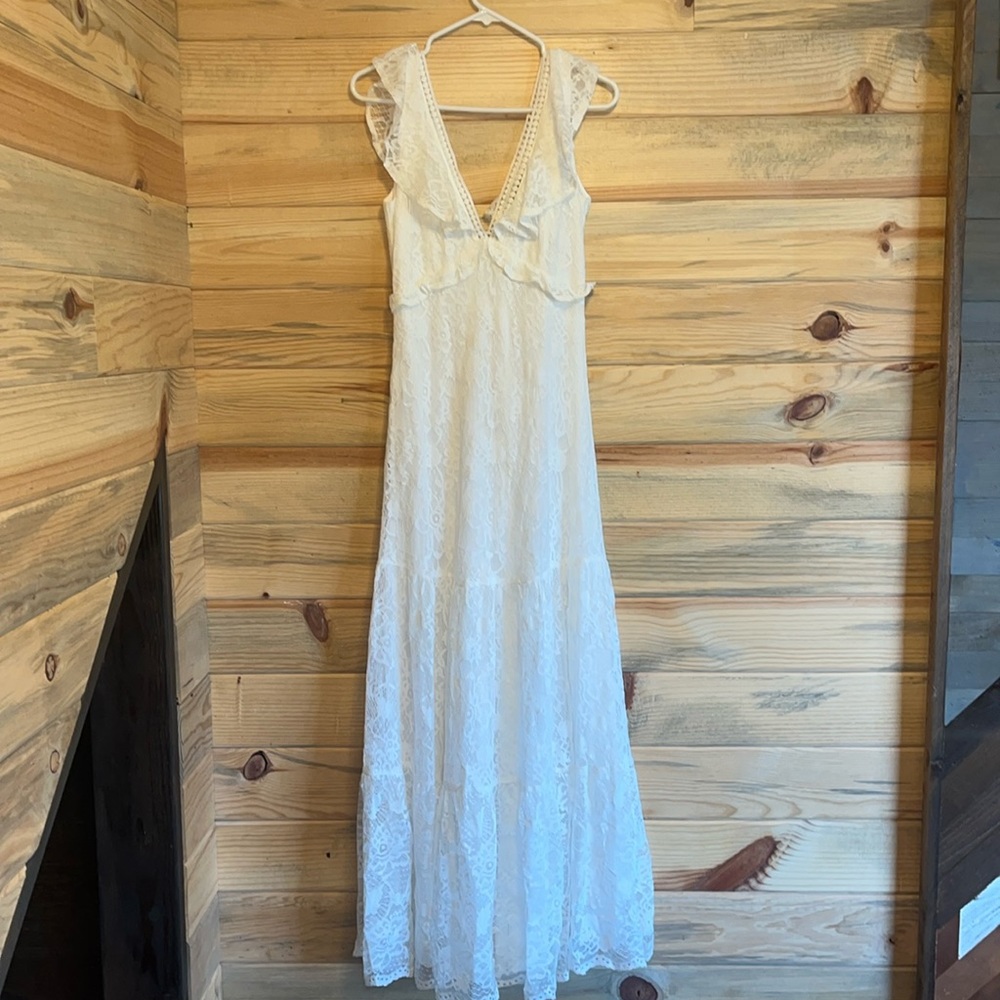 New Baltic Born Vivianne White Maxi dress size S